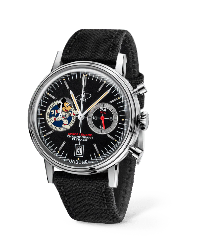 Undone Disney Space Legend Black Chronograph Customizable