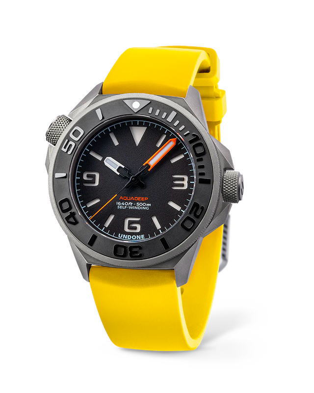 Aquadeep Signal Yellow Automatic – UNDONE Aquadeep Signal Yellow Automatic – UNDONE
