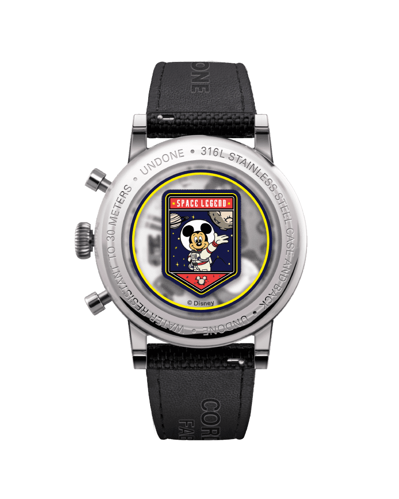 Undone Disney Space Legend Black Chronograph Customizable