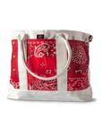 UNDONE LAB + Simple Union: Tote Bag (Vintage Bandana Red) - UNDONE Watches