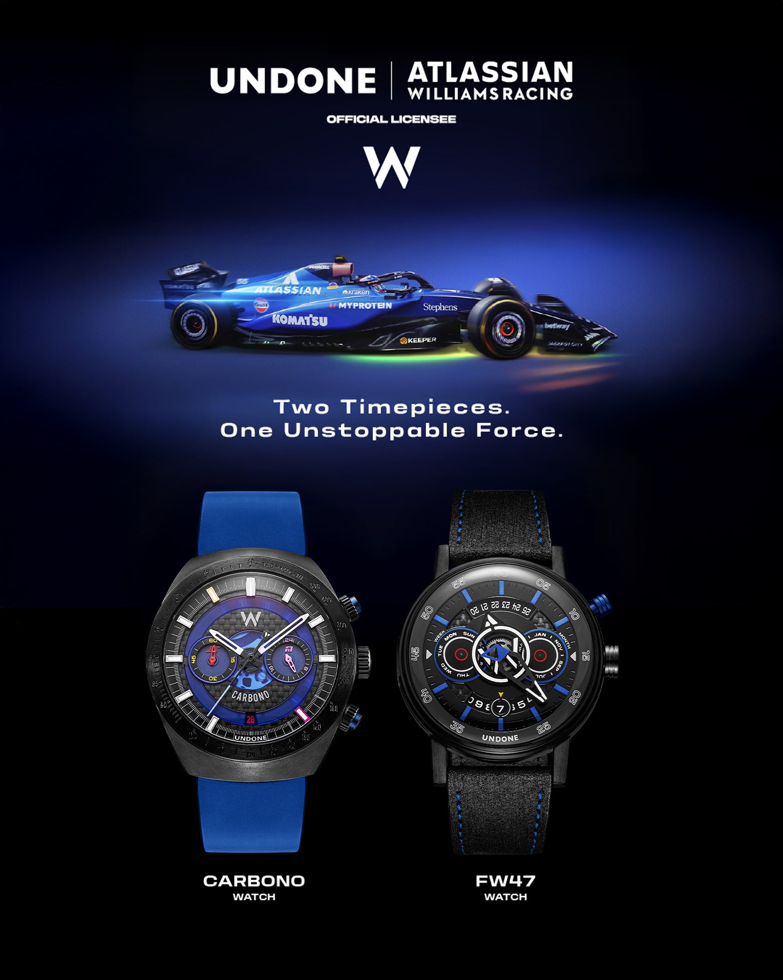 UNDONE X Atlassian Williams Racing