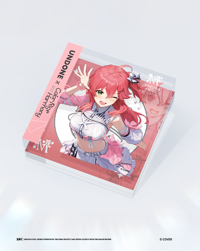 UNDONE x hololive 6th fes. Color Rise Harmony - Collector’s Pin Set