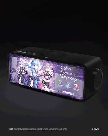 UNDONE x hololive 6th fes. Color Rise Harmony - Lightbox Bluetooth Speaker