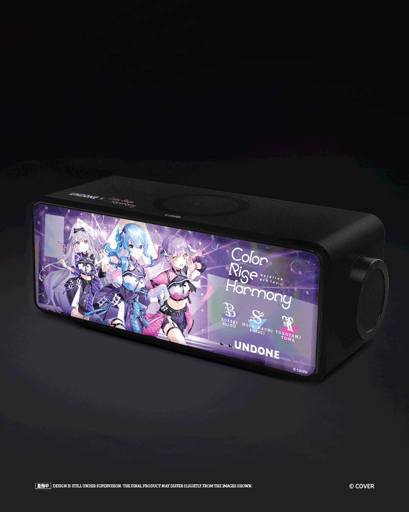 UNDONE x hololive 6th fes. Color Rise Harmony - Lightbox Bluetooth Speaker