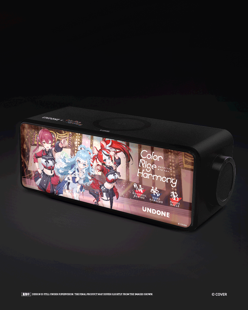 UNDONE x hololive 6th fes. Color Rise Harmony - Lightbox Bluetooth Speaker