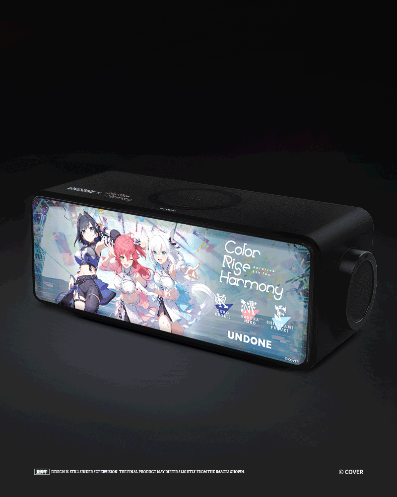 UNDONE x hololive 6th fes. Color Rise Harmony - Lightbox Bluetooth Speaker
