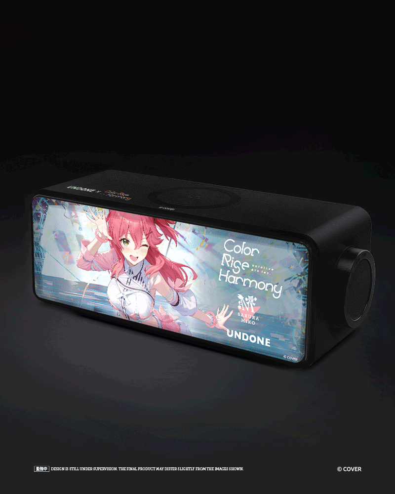 UNDONE x hololive 6th fes. Color Rise Harmony - Lightbox Bluetooth Speaker
