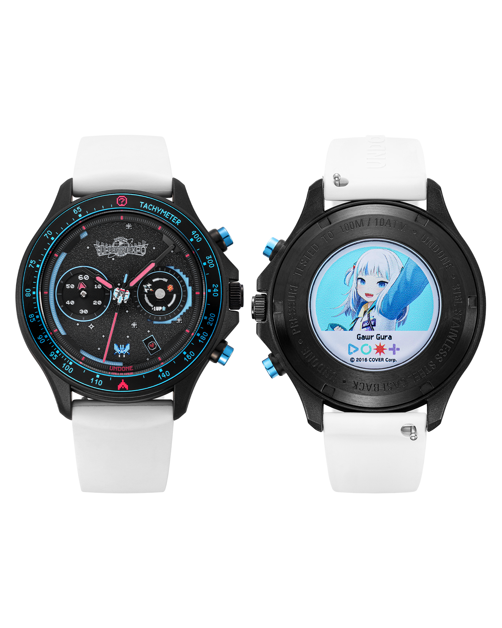 ヴィヴィ UNDONE コラボGAMEON THE ARCADE SHOOTER Watch_front_Back_1d8de108-a0ee