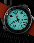 AquaLume Orange Rubber Automatic