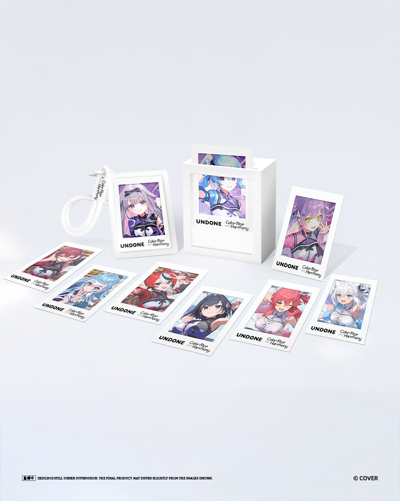 UNDONE x hololive 6th fes. Color Rise Harmony - Slide Film Lightbox & Keychain