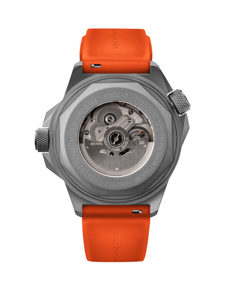 Aquadeep - Signal Orange Automatic – UNDONE Aquadeep - Signal Orange Automatic – UNDONE
