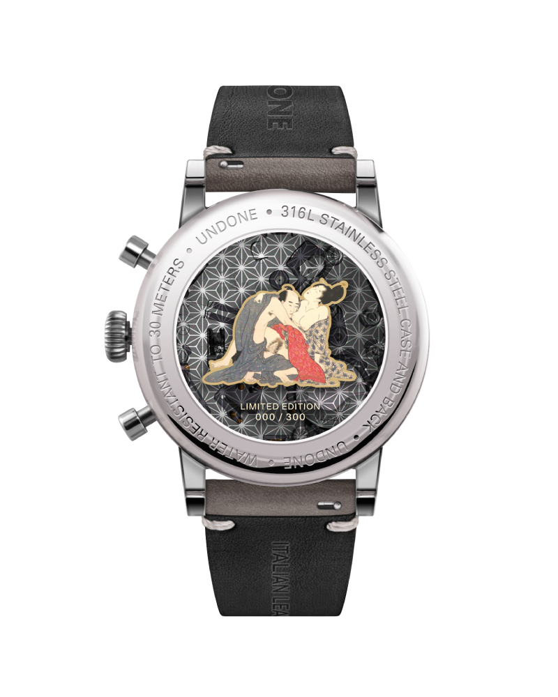 Edo Shampoo Shunga: Edo, Ukiyo-e Art Chronograph Watch | UNDONE