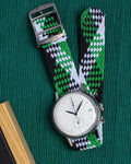 Perlon Pattern Green / Black / White - UNDONE