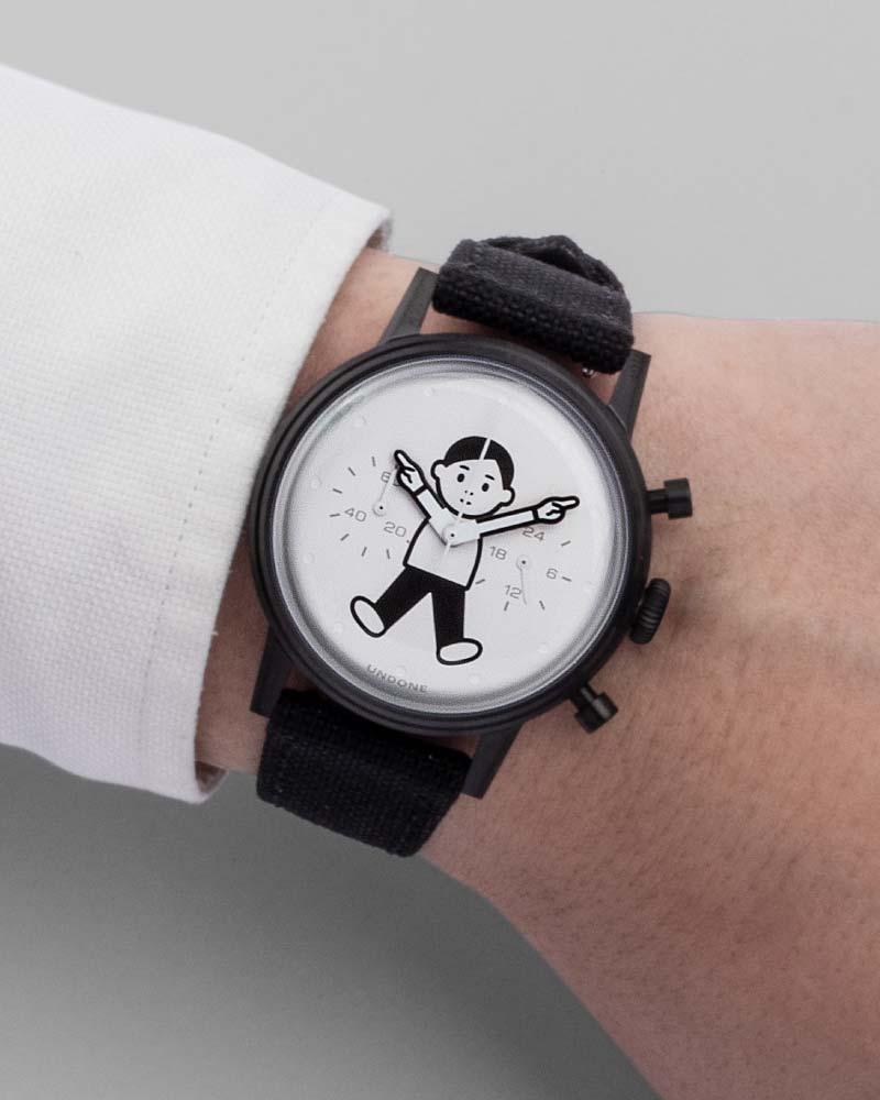 14,602円美品　UNDONE X NORITAKE POINTING BOY 腕時計